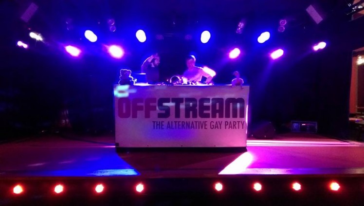 Offstream. Party ohne House und Elektro. Pure Alternative Gay Party.