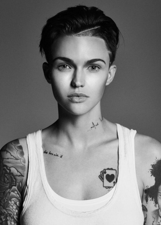 Model und Actress Ruby Rose, atemberaubend und sexy mit ihrem Tomboy-Look