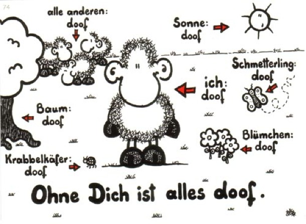 alles ist doof