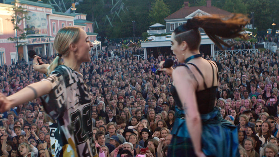 Silvana and her girlfriend Beatrice Eli