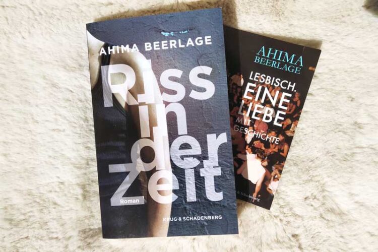 ahima-beerlage-riss-in-der-zeit-krug-schadenberg-lesbischer-roman-buch